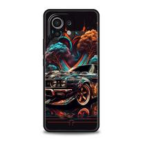 Sportinio automobilio JDM Tokijo driftas Telefono dėklas Skirtas Xiaomi 13 12 11 Lite 12T 11T 10T 9T Mi Poco X5 M4 M3 X4 X3 Pro F5 F4 F3 GT 5G Dangtelis For Xiaomi Mi 9T