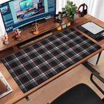 Plaid Shirt Pattern Mouse Pad Large Anti-Slip Rubber Gaming MousePad Durable Desk Pad Thick Seam Edge Suitable For Office And Ga 600x300x2mm