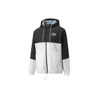 PUMA Mvp Windbreaker Drawstring hooded Woven Jacket Black Men's 532208-01 XL