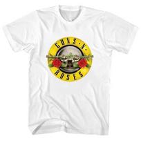 2026 summer Pistol Rose Pattern Guns N Roses Rock Guns and Roses Band Casual TShirt Unisexs and Womens Loose Y2K street shirt S