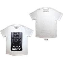 Billie Eilish Unisex T-Shirt: Hit Me Hard And Soft Falling (Back Print) (Small) 3XL
