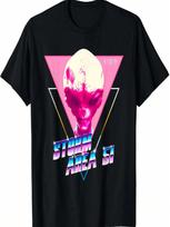 Storm Area 51 Synthwave Vaporwave Retro 80s Alien T-Shirt S įvairiaspalvis