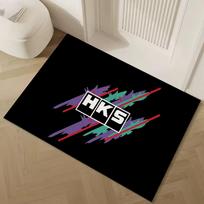 Small SPORTS CAR Carpet Rug Carpet HKS Home Decor Bedroom JDM Mat Hallway Balcony Carpet Entrance Doormat Decoration 40x60cm(15x23 in)