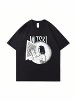 Summer Mitski Laurel  Bury Me At Makeout Creek Graphics Wounisex T Shirt Music Artist Indie Music Be The Cowboy Nobody T-Shirts S įvairiaspalvis