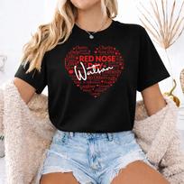Red nose day 2026 T-shirt, Kids comic Relief Funny Shirt, Love Nose Day M