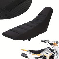 Dirt Bike Seat Cover - Soft Grip Fits CRF, XR, RM, KX, KLX, TTR, PW, SSR, Apollo, TAO, Thumpstar 50-250cc juoda