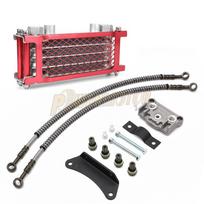 Moto Oil Cooler 50cc Motorcycle Engine For Suzuki 125 Radiator Yamaha Jog 70cc 90cc 110cc 140cc Horizontal Engine Modified Parts