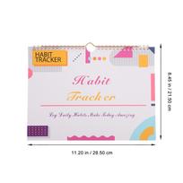 Spiral Habit Tracker Planner Monthly Habit Tracker Journal Small Portable Goal Planner for Students Office Workers balta
