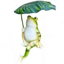 Creative Garden Frog Statue Resin Frog Ornament Decor Cartoon Frog Figurine  Home Frog Figurine