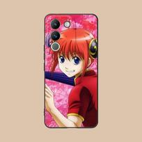Gintama Kagura Mobile Cell Phone Case for VIVO Y77 76 75 74 73 72 58 56 55 51 50 38 36 Y19 Y18 Y03 Y01 5G Printing Cover vivo Y77