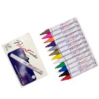Permanent Paint Marker Pen 3MM Hard Tip Oil-Based Paint Marker for Writing on Metal Glass Wood Plastic Ceramic Surfaces Durable Ink