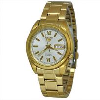 SEIKO SEIKO5 SNKL58K1 Seiko Five Mechanical Gold White Men's [Used]