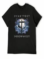 I Can't But I Know A Guy T-Shirt Topping Blouse Oversize T-Shirts Man unisex Graphic T-Shirts Big And Tall S įvairiaspalvis