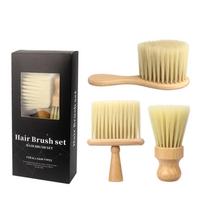 3 pakuotės Barber Neck Duster Brush Plaukų kirpimas Valomasis plaukų šepetėlis Pašalinkite palaidus plaukus nuo iškirptės