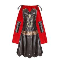 Spartan Wonder Woman Greek Muse Medieval Roman Samurai Show Costume Halloween Gladiator M