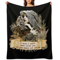 Cottagecore Stevie Nicks Silver Springs Throw Blanket Multi-Purpose blankets and throws Beach Decorative Beds Blankets 30x40in