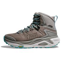 HOKA ONE ONE Kaha 3 Slip Resistant, Waterproof, And Breathable Mid top Mountaineering Hiking Shoes Women's Galaxy Gray 1162531-GCS 38.5