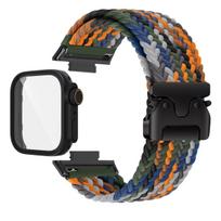 Strap+Case For Huawei Watch Fit 4Pro Band Smart Watch Nylon Adjustable Elastic Belts for Huawei Watch Fit 4 Fit 3 Correa For Huawei Fit 4 Pro