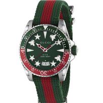 Gucci YA136339 Vyriškas laikrodis Dive 40mm 40mm žalia