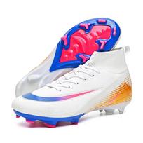 New Men Football Boots Match Long Spikes Soccer Shoes Cleats Boys Comfortable Training Sport Adult Breathable Outdoor Non Slip 35