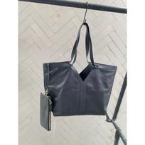 New lazy and relaxed big bag women's Y-shaped leather tote bag large capacity shoulder portable commuter bag 32*6*31cm juoda