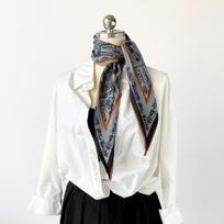 Rhombus small silk scarf French retro printed herringbone scarf fashion headscarf wholesale retro scarf 115