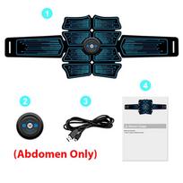 Entertainment Gym Belt Abdominal Muscle Stimulator Training Gear Vibration Belt Machine Ab Trainer mėlyna