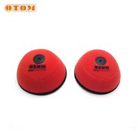 OTOM 2Pcs Motorcycle Air Filter Cleaner Dual Foam Layer Sponge Element Cover For SUZUKI DRZ400 DRZ 400 2000-2023 OEM 13780-44E00