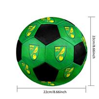 DYDIS 5 Norwich City FC Futbolo kamuolys Spalvingas Visų amžių Mašininė siuvimo PVC Paruoštas varžyboms Patvarus Aukšto atšokimo