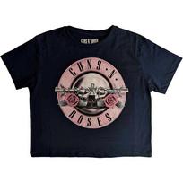 Guns N' Roses Ladies Crop Top: Classic Logo (Large) S