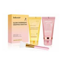 Moisturizing Wrapping Peel Off Facial Mask Smooth Face with Brush Hydrolyzed Collagen Mask Brightening Reduces Sagging