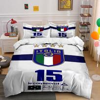 Shield, Italian flag, stars. Bedding sets Duvet cover sets Duvet covers Pillowcases(1 * Duvet Cover 2 * Pillowcases without duvet insert) 135x200cm