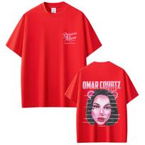 Rapper Omar Courtz Primera Musa Album Tour 2025 Merch Tshirt Summer Unisex Women Clothing Fashion Hip Hop Street Oversized T Shirt 4XL
