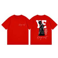 Kanye West Tour 2026 Double Sided Print Tshirts High Street Fashion Trend Short Sleeve Tshirt Unisex Women Casual Cotton T Shirt 4XL