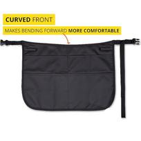 Multi-Pocket Waist Apron for Women with Tool Belt, Adjustable Lightweight Polyester Apron for Gardening, Serving & More juoda