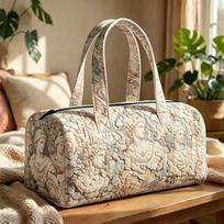 Quilted travel handbag Ancient Greek statue mosaic print weekend Bohemian 3D mixed color leisure travel fitness bag with classical sculpture graphic 16''x8''x8''