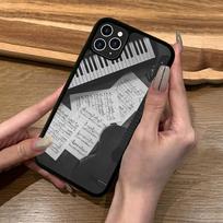 Music Instrument Guitar Piano Phone Case Silicone PC+TPU For For IPhone 11 12 13 14 15 16 Plus Pro Max Cover For iPhone 16pro max