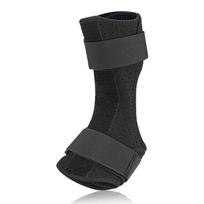 Double Strap Ankle & Foot Drop Support Brace juoda
