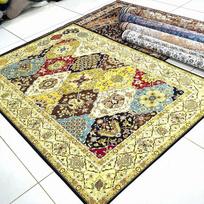 Living Room Area Rugs Blue Red Geometric Floral Patterns Decorative Carpets for Sofa Chair Home Interior Decor 40x60cm