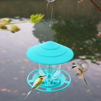 Bird Feeder Automatic Hanging Outdoor Garden Gazebo  Bird Feeding Container With Hang Rope House Decor Pet Supplies A1