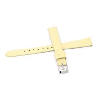 Watch Genuine Leather with Care Instructions [Seiko] Band, 13mm, Strap, Women's, (Cream) kreminė
