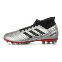 (GS) adidas Predator 19.3 AG 'Silver Metallic Black' Kids' G25798 EU 35⅔