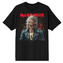 Men's Iron Maiden Est. 1975 Eddie Scream Portrait T-shirt  Black XL
