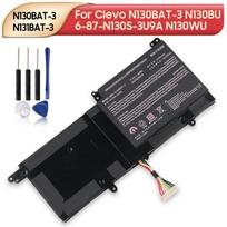 N130BAT-3 N131BAT-3 Replacement Battery For Clevo N130BAT-3 6-87-N130S-3U9A N130BU N130WU N131BU N131WU 36Wh/3100mAh