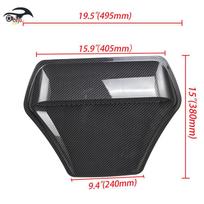 2016-2020 Honda Civic 10th Gen Hood Decorative Air Vents (TR Adhesive) Gloss Black