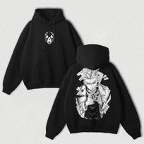 Gachiakuta Printed Fleece Hoodies Men Women Unisex Oversized Suit Sweatshirt Anime Manga Graphic Streetwear Hip Hop Female Male Clothing 4XL