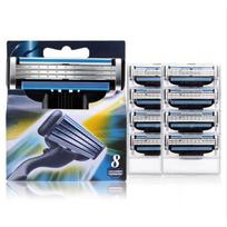 8pcs Men's Shaving Razor Blades For Men Shaving 3 Layers Blade Shaving Cassette