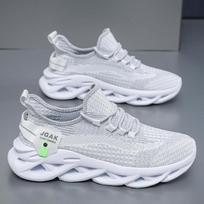 Men Breathable Sneakers Sports Running Shoes Plus Big Size 49 50 51 52 Slip On Lightweight Casual Walking Sneakers 39 balta