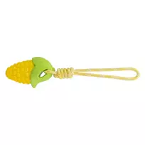 Trixie šuns žaislas – kukurūzų burbuolė ant virvės 13/34 cm | 0TR1832_34706 | 4011905347066