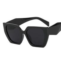 Outdoor Big Frame Square Sunglasses Female Male Lovely Geometric Sun Eyewear Mirror Black Colors Designer Stylish other